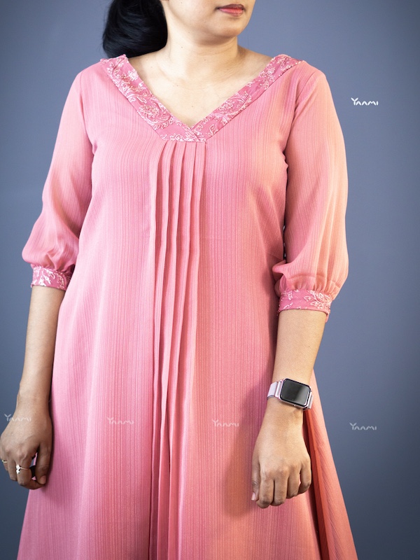 Buy VAASH Presents Designer Cotton V-Neck Short Kurta/Kurtis for Women &  Girls (Solid Kurti-Green-XXL) Online at Best Prices in India - JioMart.