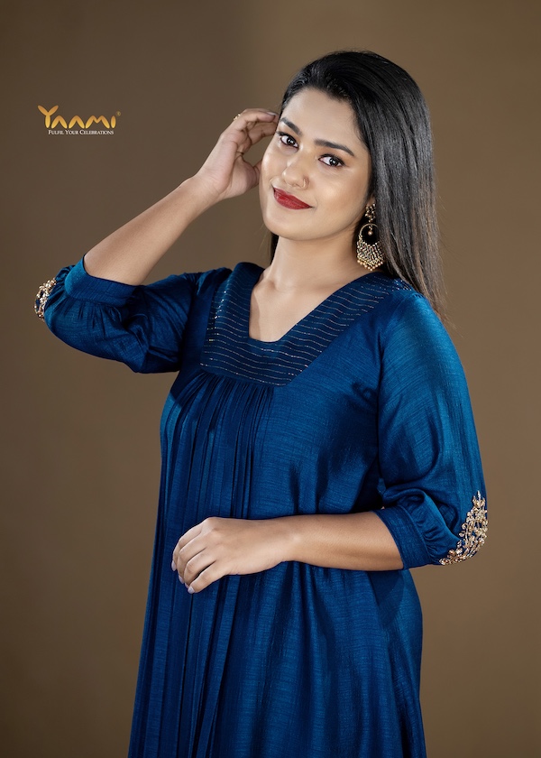 Handworked VICHITRA silk kurthi YD10258