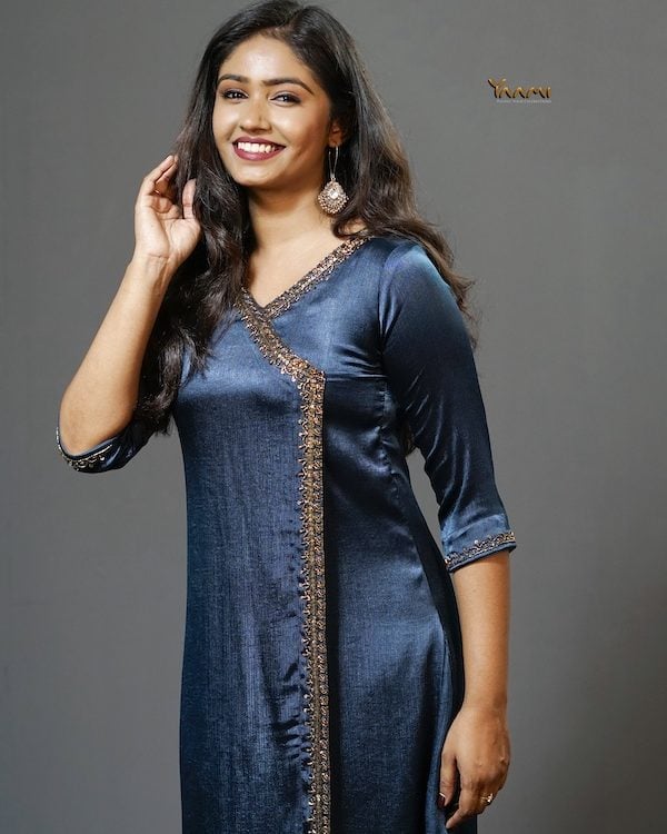 Angrakha pattern aline kurta YD10264