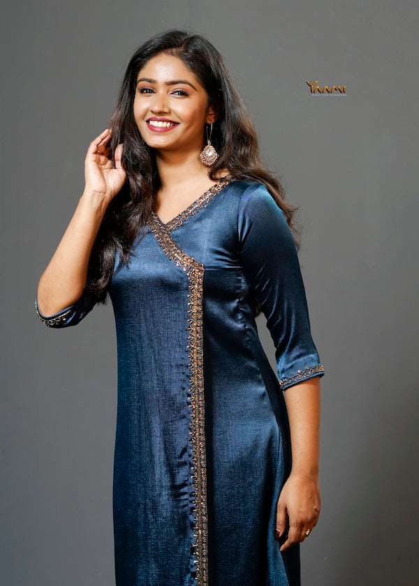 Angrakha pattern aline kurta YD10264