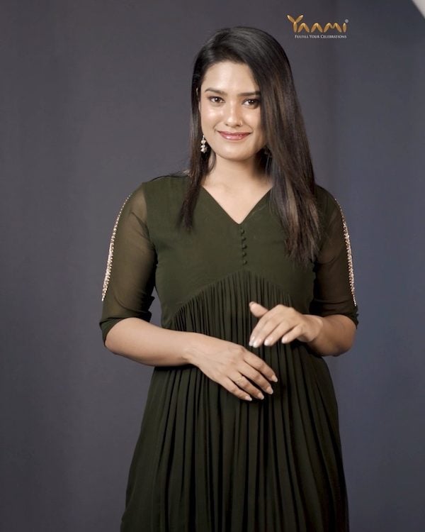 HANDWORKED GEORGETTE KURTHI YD10302