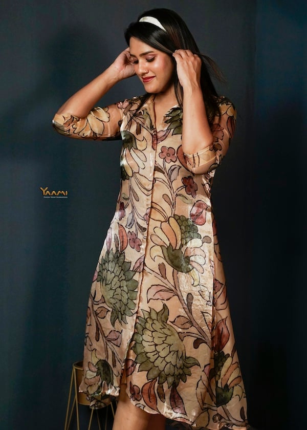 Digital printed indo western wear YD10303