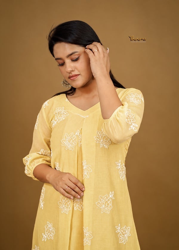 MUL CHIFFON FLORAL DRESS YD10365