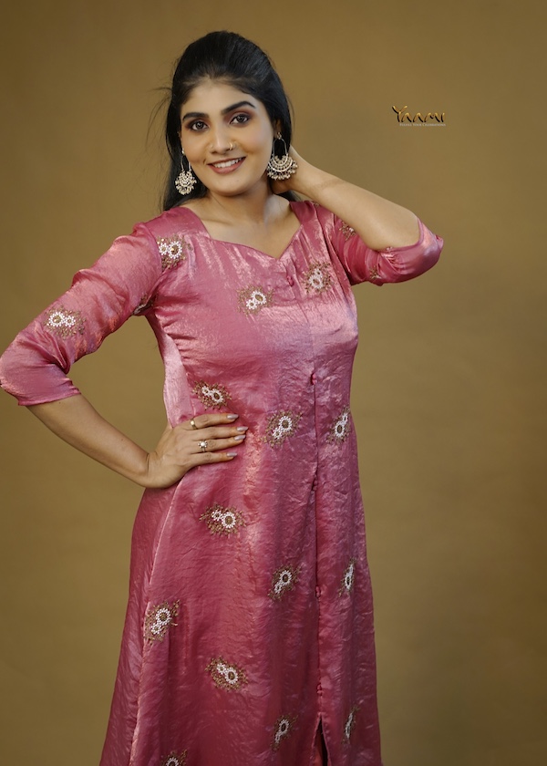 FENDY SILK FLORAL KURTI YD10360