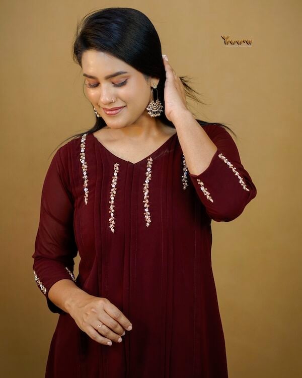 VERTICAL PANEL A-LINE KURTI YD10366