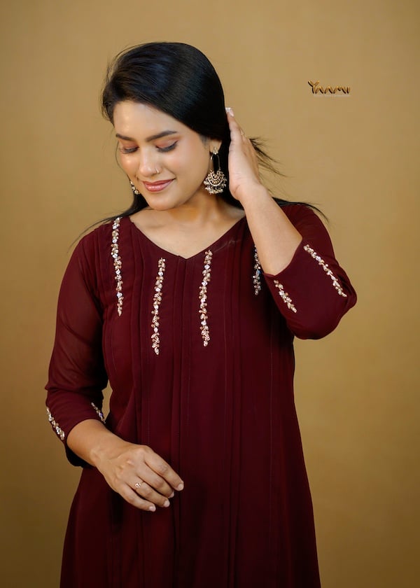 VERTICAL PANEL A-LINE KURTI YD10366
