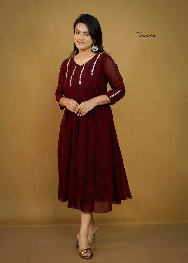 VERTICAL PANEL A-LINE KURTI YD10366