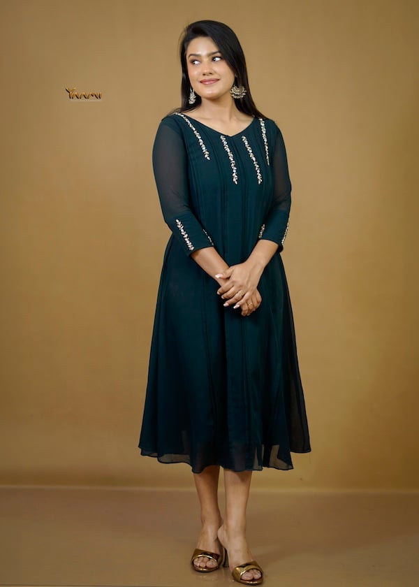 VERTICAL PANEL A-LINE KURTI YD10366