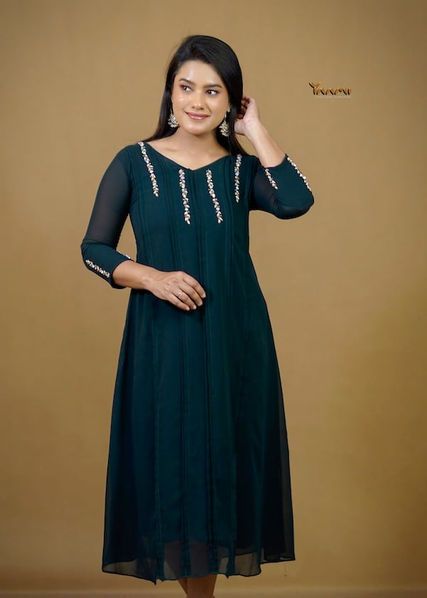 VERTICAL PANEL A-LINE KURTI YD10366