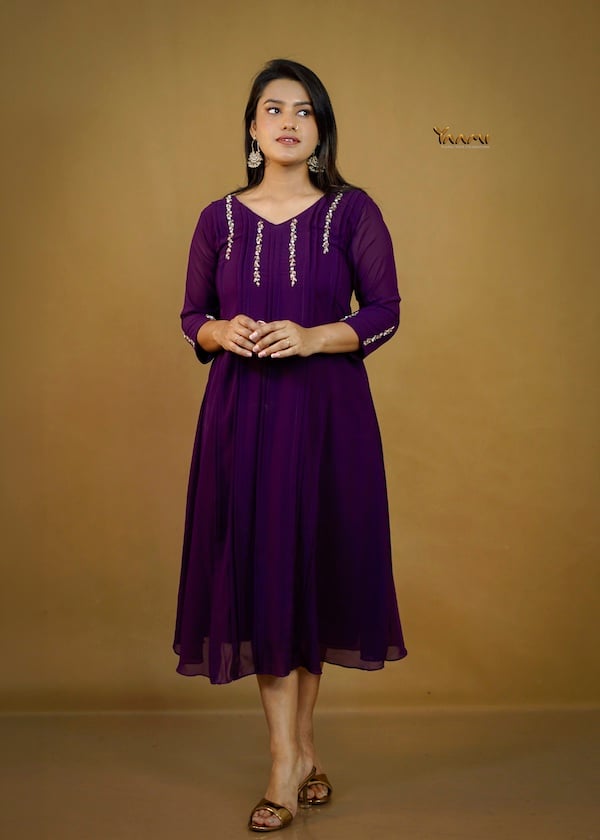 VERTICAL PANEL A-LINE KURTI YD10366