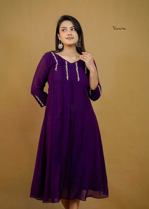 VERTICAL PANEL A-LINE KURTI YD10366