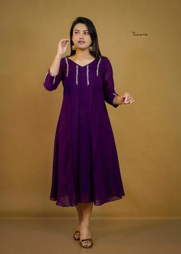 VERTICAL PANEL A-LINE KURTI YD10366