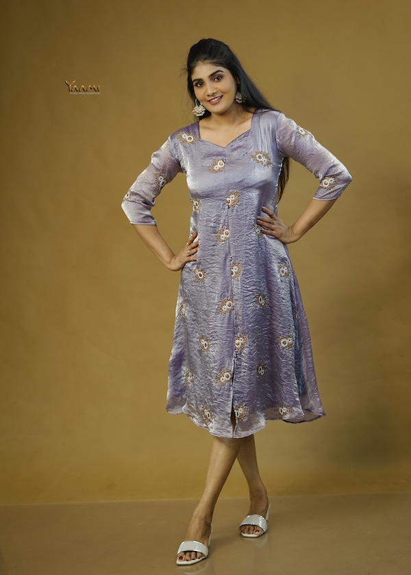FENDY SILK FLORAL KURTI YD10360