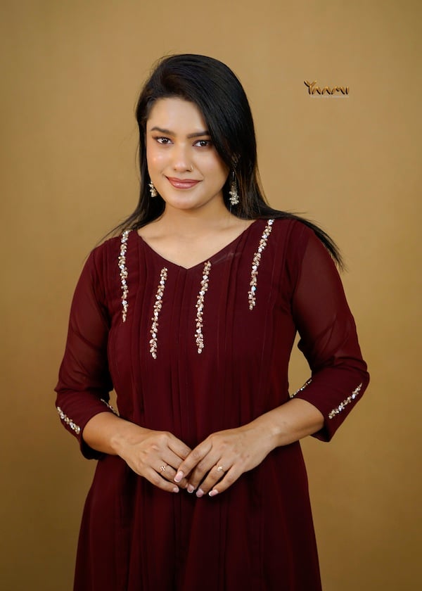 VERTICAL PANEL A-LINE KURTI YD10366