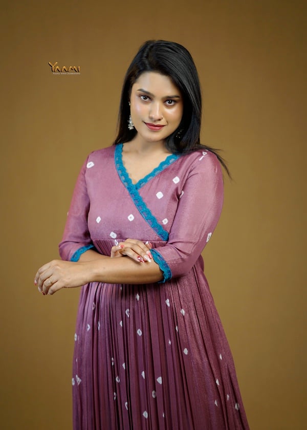 VISCOSE GEORGETTE DESIGNER KURTHI YD10372
