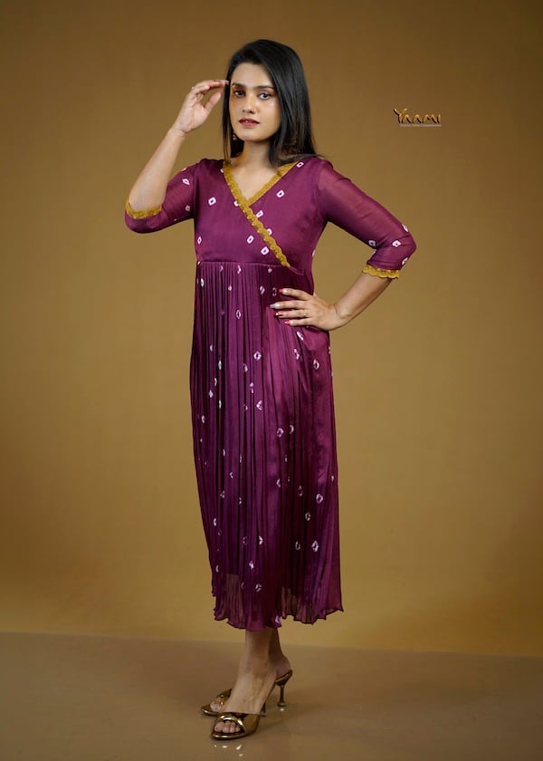 VISCOSE GEORGETTE DESIGNER KURTHI YD10372