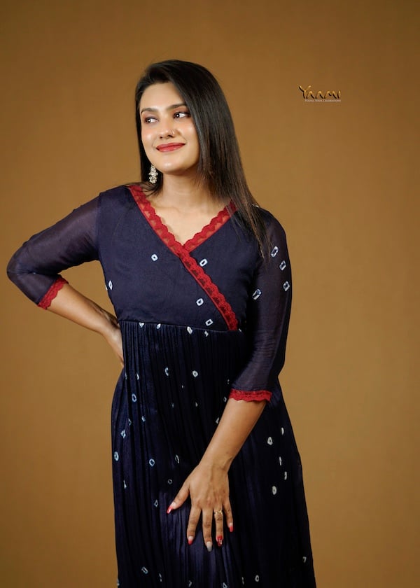 VISCOSE GEORGETTE DESIGNER KURTHI YD10372