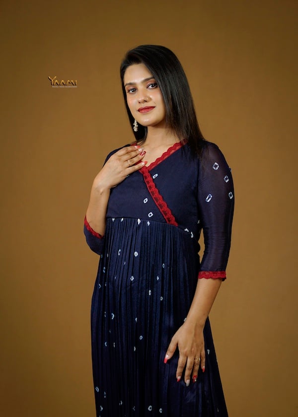 VISCOSE GEORGETTE DESIGNER KURTHI YD10372