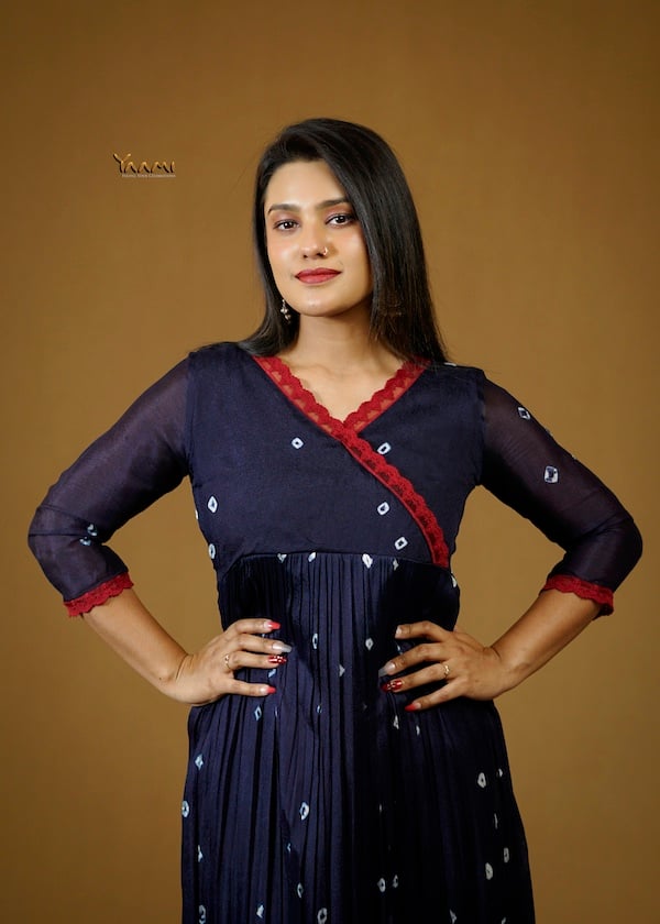 VISCOSE GEORGETTE DESIGNER KURTHI YD10372