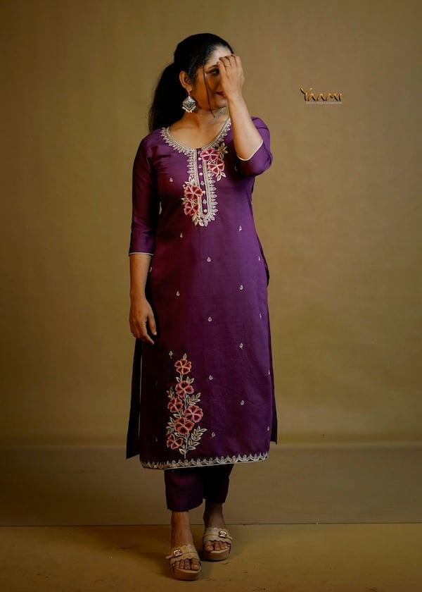 VATICAN SLITTED KURTA SET YD10371
