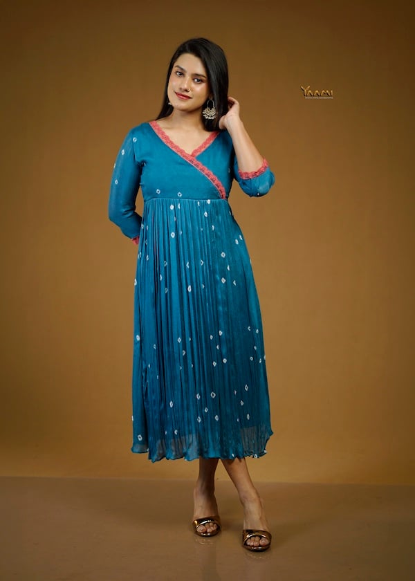 VISCOSE GEORGETTE DESIGNER KURTHI YD10372