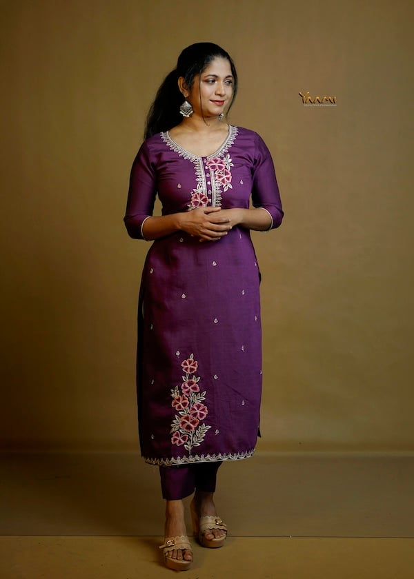 VATICAN SLITTED KURTA SET YD10371