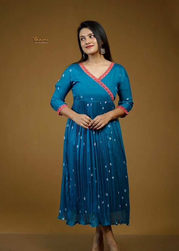 VISCOSE GEORGETTE DESIGNER KURTHI YD10372