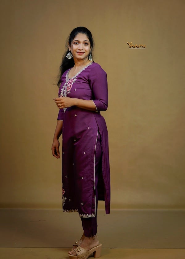 VATICAN SLITTED KURTA SET YD10371