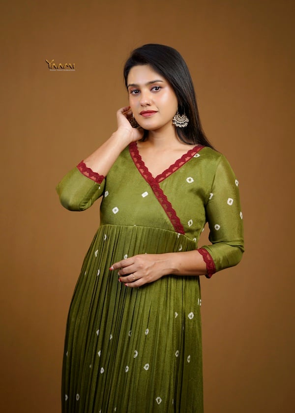VISCOSE GEORGETTE DESIGNER KURTHI YD10372