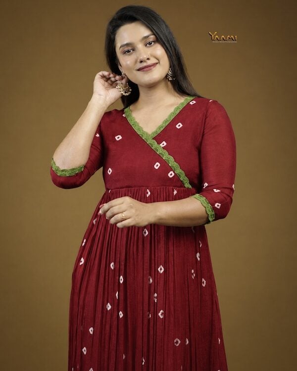 VISCOSE GEORGETTE DESIGNER KURTHI YD10372