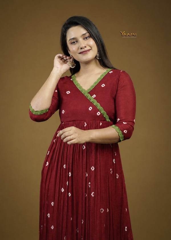 VISCOSE GEORGETTE DESIGNER KURTHI YD10372