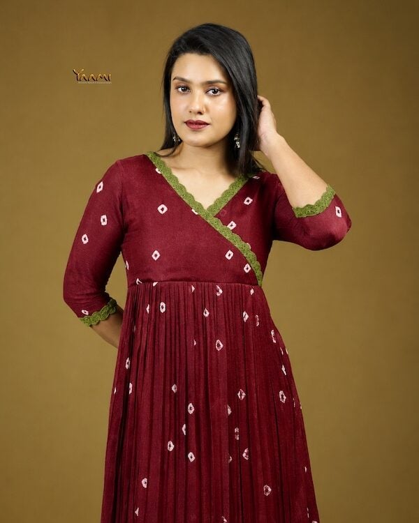 VISCOSE GEORGETTE DESIGNER KURTHI YD10372