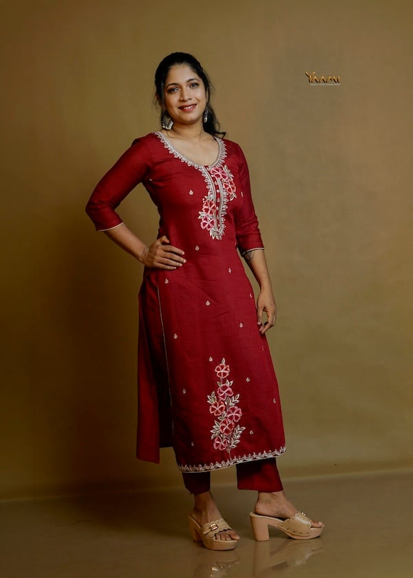 VATICAN SLITTED KURTA SET YD10371