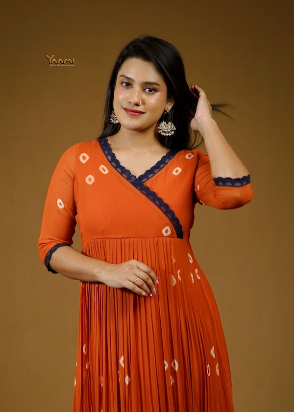 VISCOSE GEORGETTE DESIGNER KURTHI YD10372