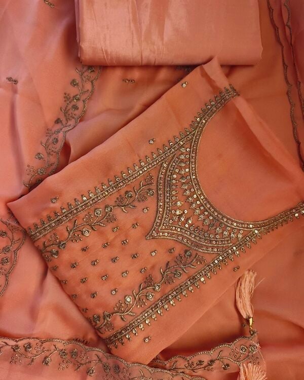 STAR GEORGETTE UNSTITCHED SALWAR SUIT YD10367
