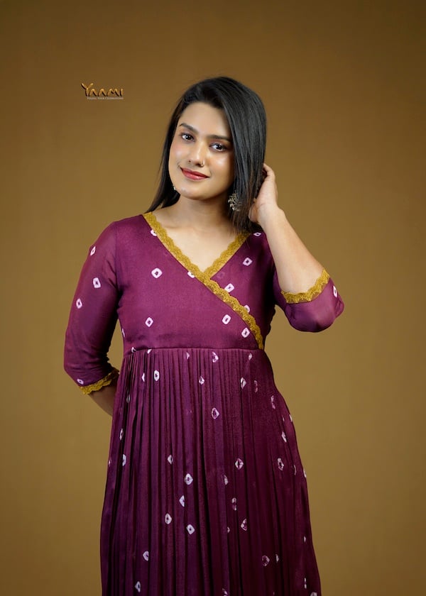 VISCOSE GEORGETTE DESIGNER KURTHI YD10372