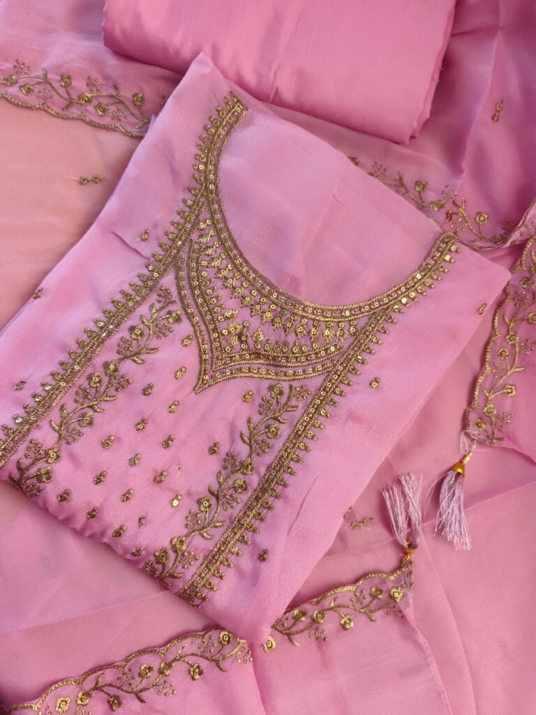 STAR GEORGETTE UNSTITCHED SALWAR SUIT YD10367