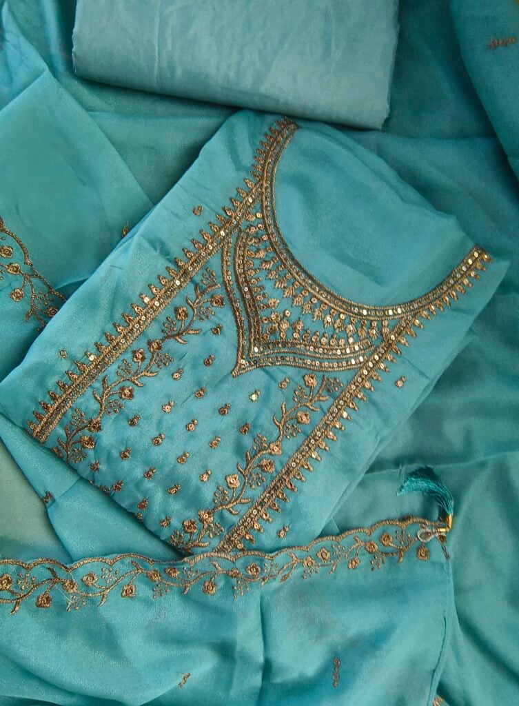 STAR GEORGETTE UNSTITCHED SALWAR SUIT YD10367