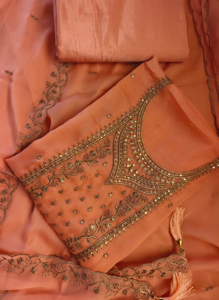 STAR GEORGETTE UNSTITCHED SALWAR SUIT YD10367